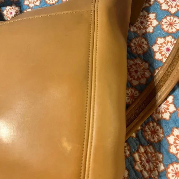 Vintage Coach Medium Slim Duffle Sac - 9816, tan - Picture 8 of 16